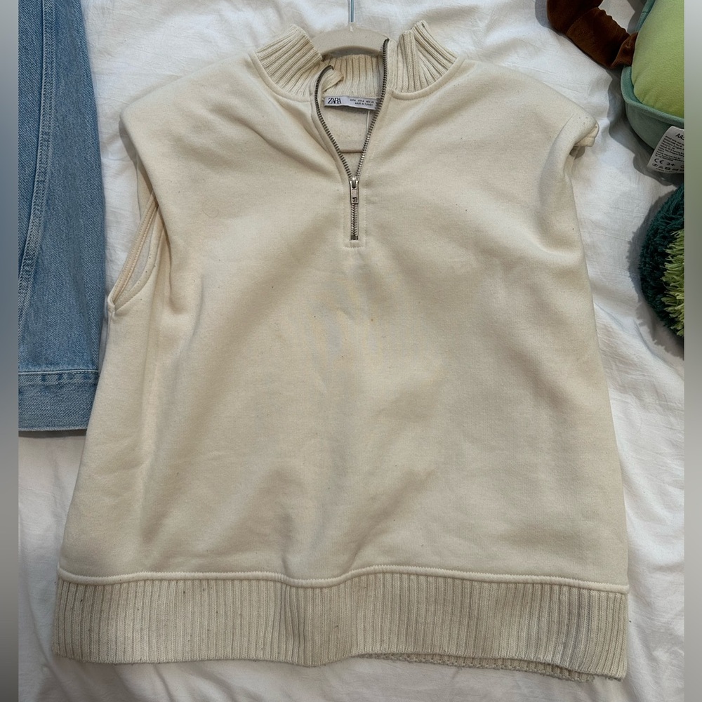 Zara Zip Sweater Vest